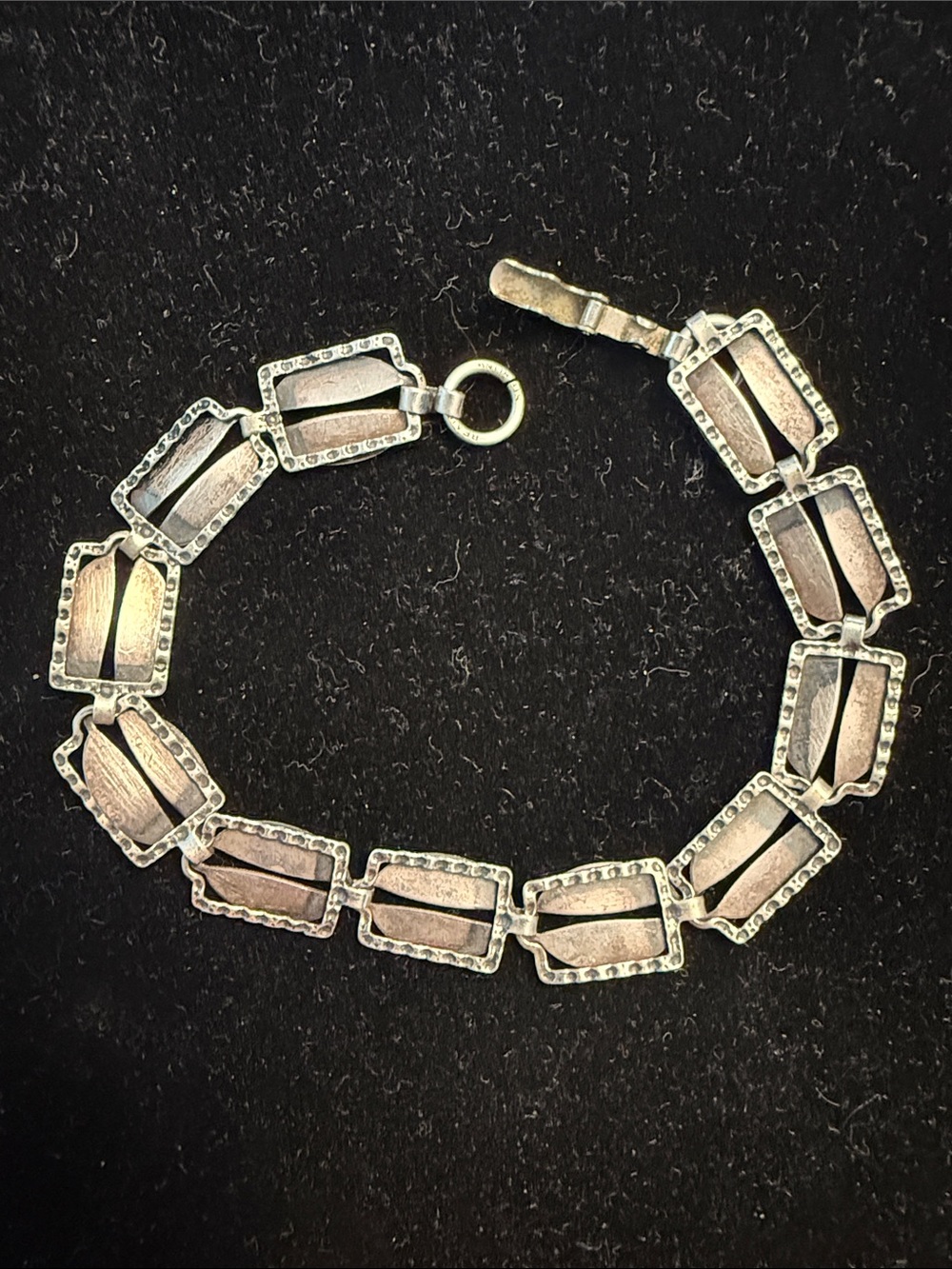 Beau Sterling Silver Link Bracelet